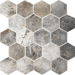 Hexagon VLg Polished 64х74 Мозаика Starmosaic Wild Stone